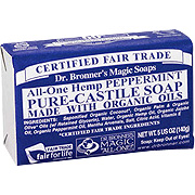 Dr. Bronner's Magic Soaps Organic Castile Bar Soap Peppermint - Made With Organic Oils, 5 oz