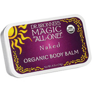 Dr. Bronner's Magic Soaps Sun Dog's Organic Body/Tattoo Balm Naked - Certified Organic, 0.5 oz
