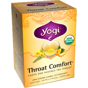 Yogi Teas Throat Comfort Tea Honey Lemon - 16 bag