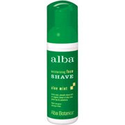 Alba Botanica Moisturizing Foam Shave Aloe Mint - 5 oz