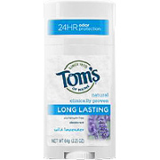 Tom's of Maine Deodorant Stick Long Lasting Lavender - Clinically Proven, 2.25 oz
