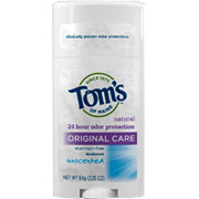 Tom's of Maine Deodorant Stick Long Lasting Unscented - Clinically Proven, 2.25 oz