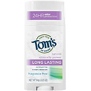 Tom's of Maine Deodorant Stick Sensitive Care Fragrance Free - Clinically Proven, 2.25 oz