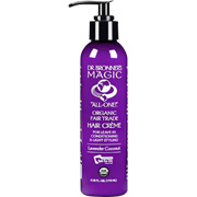 Dr. Bronner's Magic Soaps Hair Style Creme Lavender/Coconut - Softens the Hair, 6 oz