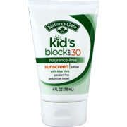 Nature's Gate Kid's Sun Block SPF30 - Fragrance-Free Sunscreen Lotion with Aloe Vera, 4 oz