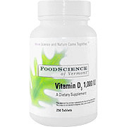 Foodscience of Vermont Vitamin D3 - 250 tab
