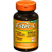 American Health Ester C with Citrus Bioflavonoids 500mg - 60 caps