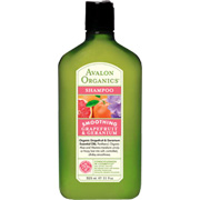 Avalon Organic Botanicals Refreshing GrapeFruit & Geranium Shampoo - Helps Control Unruly and Frizzy Hair Into Soft Hair, 11 oz
