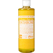 Dr. Bronner's Magic Soaps Organic Castile Liquid Soap Citrus Orange - Made With Organic Oils, 16 oz