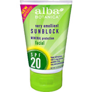 Alba Botanica Mineral Sunscreen Facial SPF10 - 4 oz