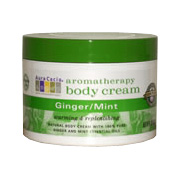 Aura Cacia Body Cream Ginger Mint - 8 oz