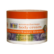 Aura Cacia Body Cream Patchouli Sweet Orange - 8 oz