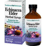 Traditional Medicinals Herbal Syrup Echinacea Elder - 4 oz