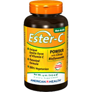 American Health Ester C Powder with Citrus Bioflavonoids Vegetarian - 4 oz