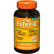 American Health Ester C with Citrus Bioflavonoids 500mg - 120 caps
