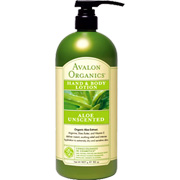 Avalon Organic Botanicals Unscented Organic Aloe Hand & Body Lotion Value Size - Provides Hydration for Dry skin, 32 oz