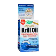 Nature's Way Krill Oil 500mg - Promotes Cardiovascular and Joint Health, 30 sgel