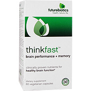 Futurebiotics ThinkFast - Clinically Proven Nutrients for Healthy Brain Function, 60 cap