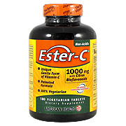 American Health Ester C with Citrus Bioflavonoids 1000mg - 180 tabs