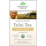 Organic India Vanilla Creme Tulsi Tea - 18 ct