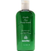 DeVita Gentle Aloe Facial Scrub - 6 oz