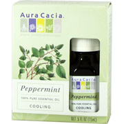 Aura Cacia Essential Oil Box Peppermint - Mentha x piperita, 0.5 oz