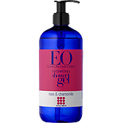 EO Products Rose & Chamomile Shower Gel - 16 oz