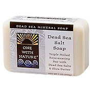 One With Nature Dead Sea Salt Soap - 7 oz