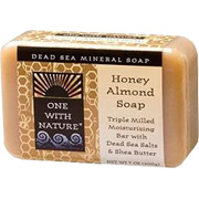 One With Nature Honey Almond Soap - 7 oz