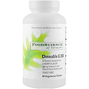 Foodscience of Vermont Vitamin C Orange 300mg - 90 chews