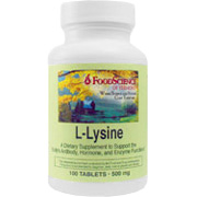 Foodscience of Vermont L-Lysine - 100 tabs