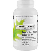 Foodscience of Vermont Superior Care without Copper and Iron - 120 tabs
