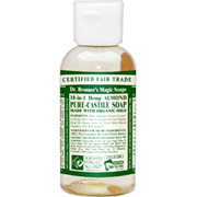Dr. Bronner's Magic Soaps Almond Liquid Soap - Organic Liquid Soap, 2 oz