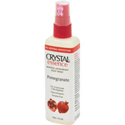 Crystal Body Deodorant Mineral Deodorant Body Spray Pomegranate - 4 oz