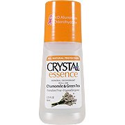 Crystal Body Deodorant Mineral Deodorant Roll On Chamomile & Green Tea - 2.25 oz