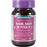 Futurebiotics Hair Skin & Nails For Women - Provides Lustrous Hair, Glowing Skin and Strong Nails, 75 tabs