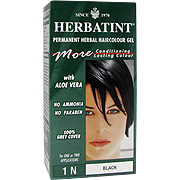 Herbavita Natural Hair Color Herbatint Permanent Black 1N - 4 oz