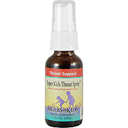 Herbs For Kids Super Kids Throat Spray Peppermint - Supports Healthy Functioning of Throat and Respiratory Membranes, 1 oz