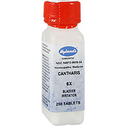 Hyland's Cantharis 6X - Spanish Fly Homeopathic, 250 tabs