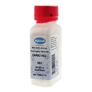 Hyland's Carba Vegetabilis 30X - Relieves Nausea and Heartburn, 250 tabs