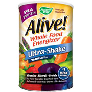 Nature's Way Alive! Rice/Pea Ultra-Shake Vanilla - Complete Energy All Day, 1.3 lbs