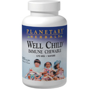 Planetary Herbals Well Child Immune Chewable 570mg - 120 wafers