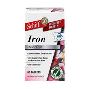Schiff Iron, Chelated - 60 tabs
