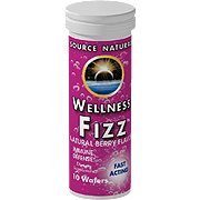 Source Naturals Wellness Fizz Tangerine Wafers - 10 W
