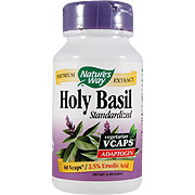 Nature's Way Holy Basil Standardized - Helps Stabilize Stress Levels, 60 vcaps