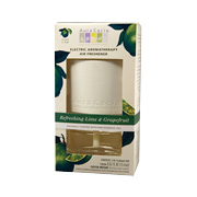 Aura Cacia Refreshing Lime & GrapeFruit Electric Aromatherapy Air Freshener Refill - 0.52 oz