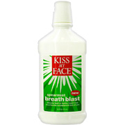 Kiss My Face Spearmint Breath Blast - Naturally Fresh & Healthy Mouthrinse, 2 oz