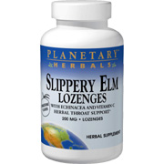 Planetary Herbals Slippery Elm Lozenge Unflavored - 24 lozenges