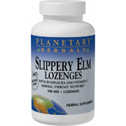 Planetary Herbals Slippery Elm Lozenge Tangerine Flavor - 100 lozenges