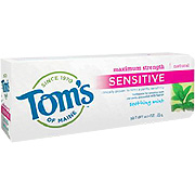 TOM'S OF MAINE Soothing Mint Sensitive Toothpaste - Clinically Proven to Reduce Painful Sensitivity, 4 oz